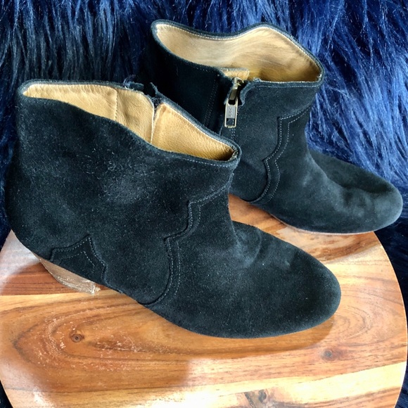 Isabel MARANT Etoile Dicker Black Leather Booties - Picture 5 of 15